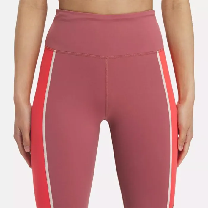 Reebok Lux HighRise Colorblock Leggings Sedonarose Women Leggings and Tights