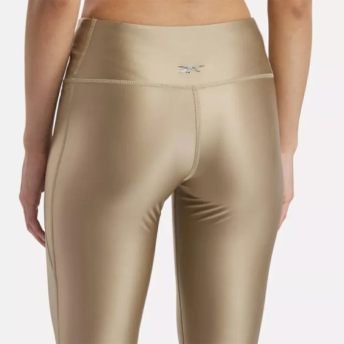 Reebok Lux Shine HighRise Leggings Boulderbeige Women Pants and Sweatpants