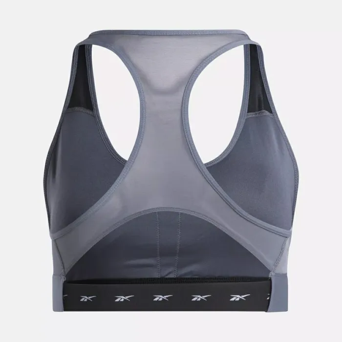 Reebok Lux Vector Racer Sports Bra Plus Size Coldgrey6 Women Sports Bras