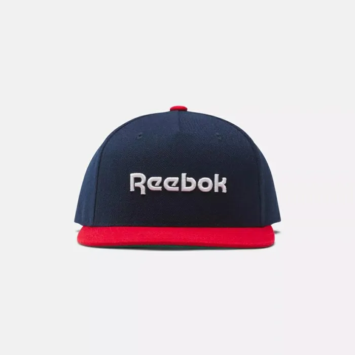 Reebok Original Flat Brim Cap Vectornavywhite WomenMen Hats