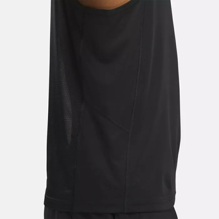 Reebok RBKDRY Running Singlet Black Men Tops and TShirts