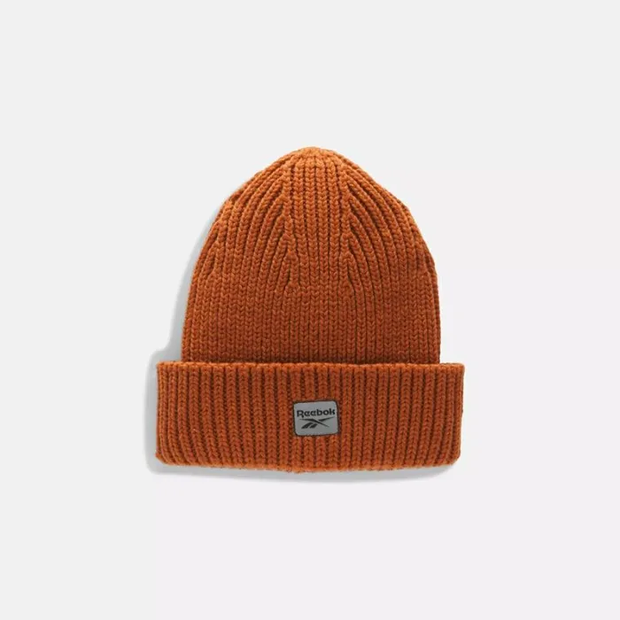 Reebok Reebok Chunky Rib Cuff Beanie Rust WomenMen Hats