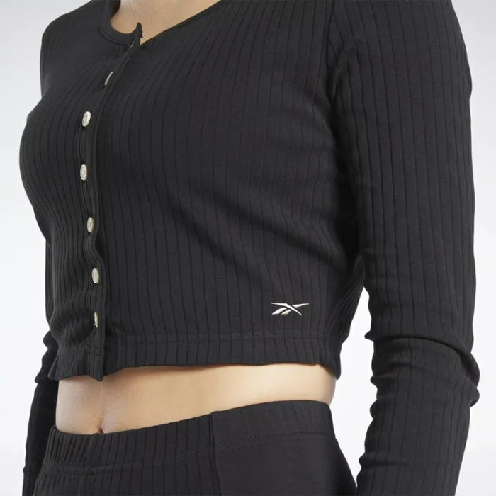 Reebok Reebok Classics LongSleeve Shirt Black Women Tops and TShirts