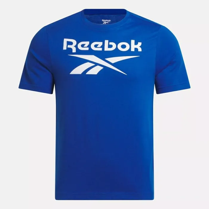 Reebok Reebok Identity Big Stacked Logo TShirt Vectorblue Men Tops and TShirts