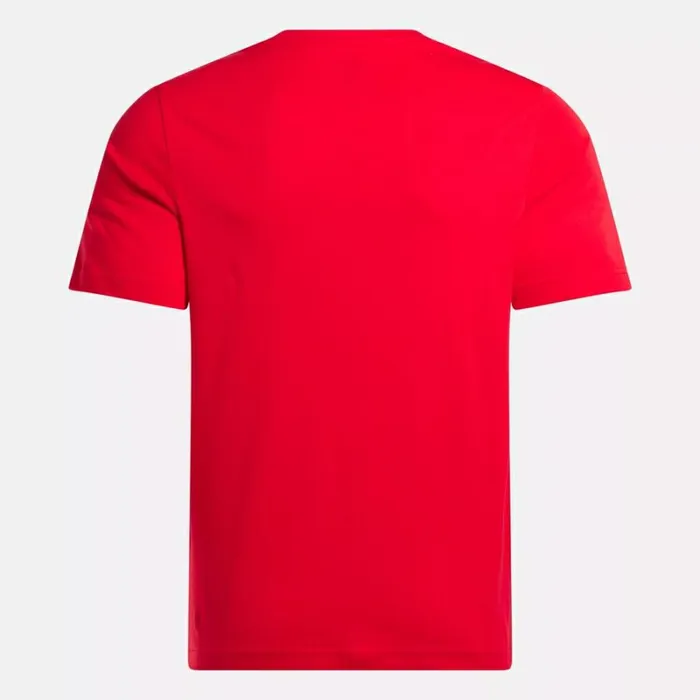 Reebok Reebok Identity Big Stacked Logo TShirt Vectorred Men Tops and TShirts