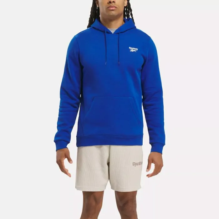 Reebok Reebok Identity Fleece OvertheHead Hoodie Vectorblue Men Hoodies and Sweatshirts Reebok Reebok Identity Fleece OvertheHead Hoodie Vectorblue Men Hoodies and Sweatshirts