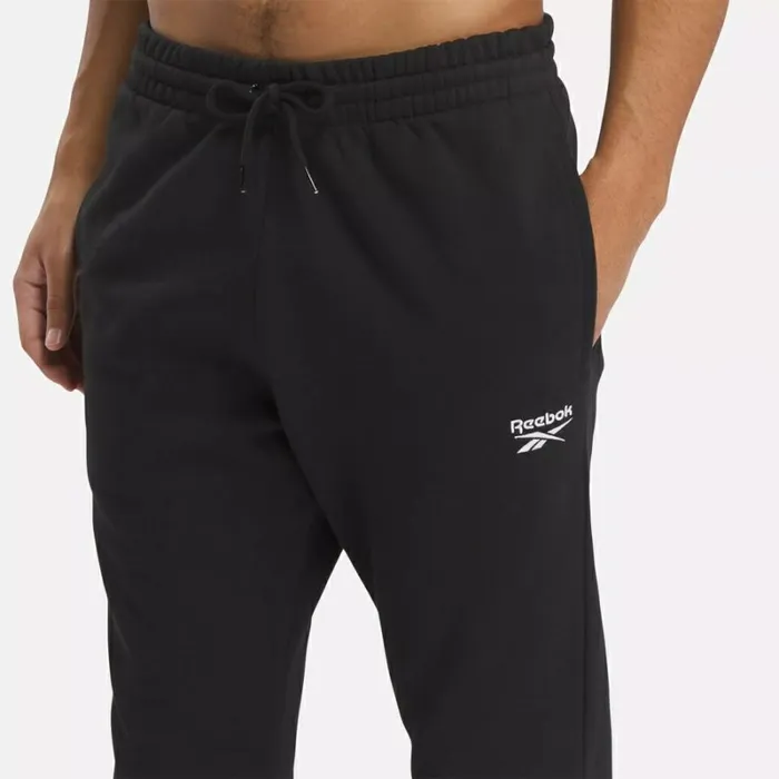 Reebok Reebok Identity Small Logo Fleece Joggers Black Men Pants and Sweatpants