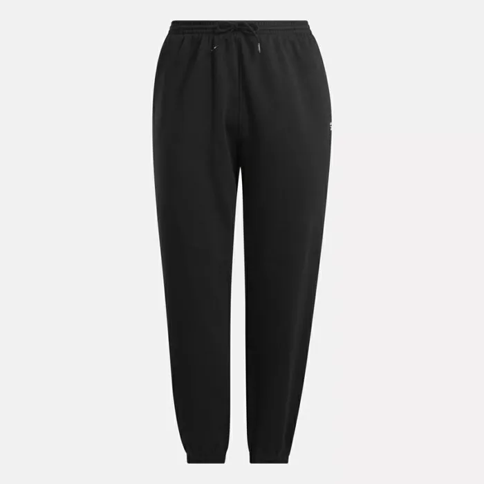 Reebok Reebok Identity Small Logo Fleece Joggers Plus Size Black Women Pants and Sweatpants