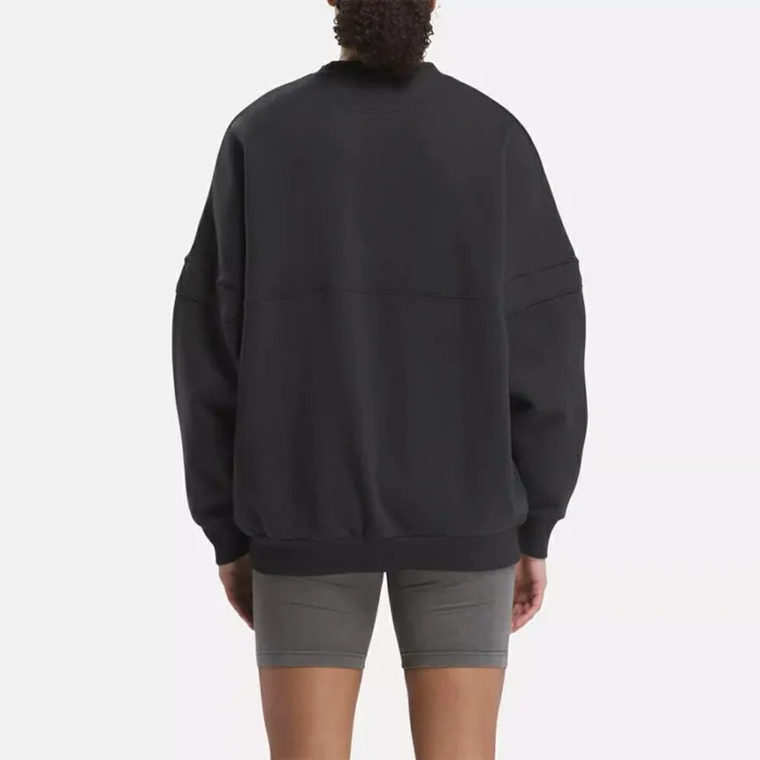 Reebok Reebok X ANINE BING Oversized Crew Nightblack Women Hoodies and Sweatshirts