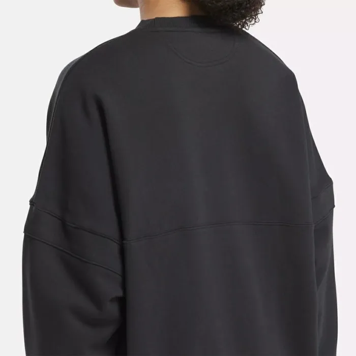 Reebok Reebok X ANINE BING Oversized Crew Nightblack Women Hoodies and Sweatshirts