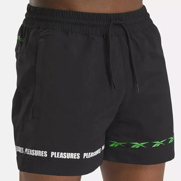 Reebok Reebok X Pleasures Shorts Black WomenMen Shorts