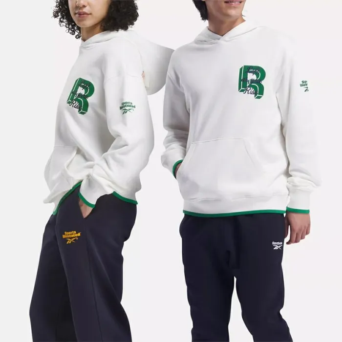 Reebok Reebok X Sports Illustrated Hoodie Chalk WomenMen Hoodies and Sweatshirts