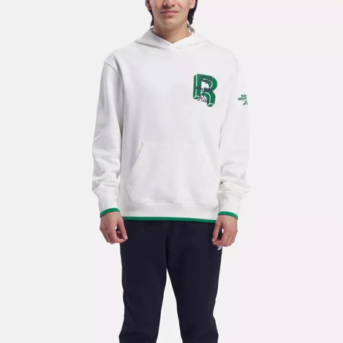 Reebok Reebok X Sports Illustrated Hoodie Chalk WomenMen Hoodies and Sweatshirts