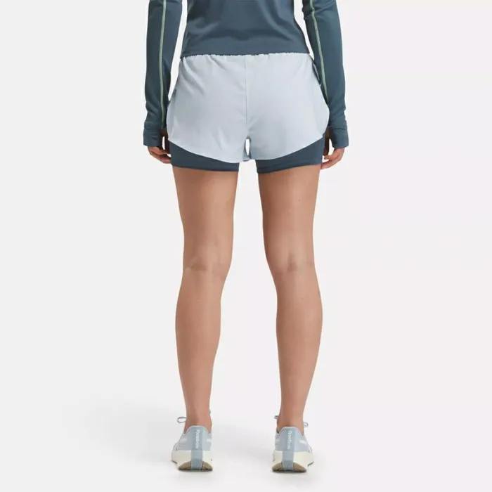 Reebok Running TwoinOne Shorts Feelgoodblue Women Shorts