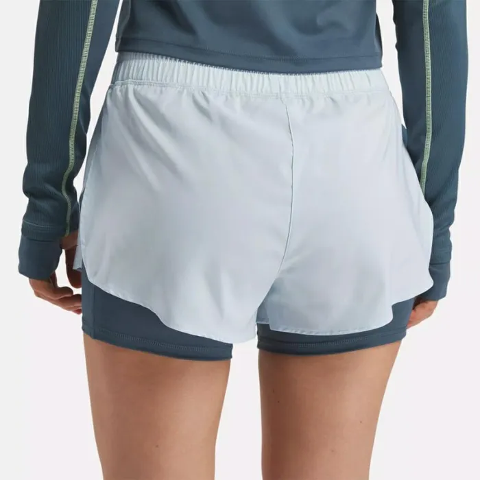Reebok Running TwoinOne Shorts Feelgoodblue Women Shorts