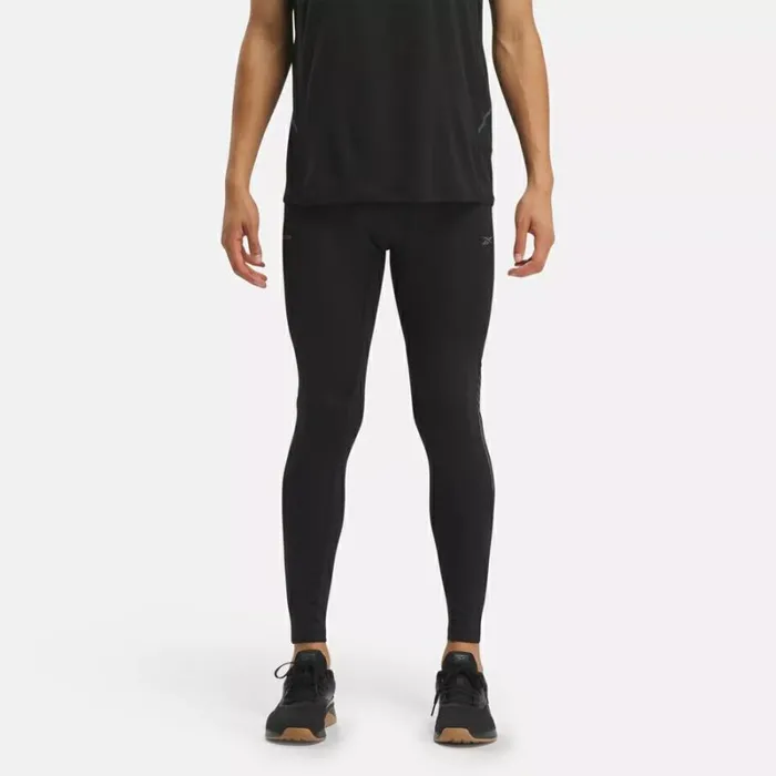 Reebok Speed Leggings Black Men Pants and Sweatpants