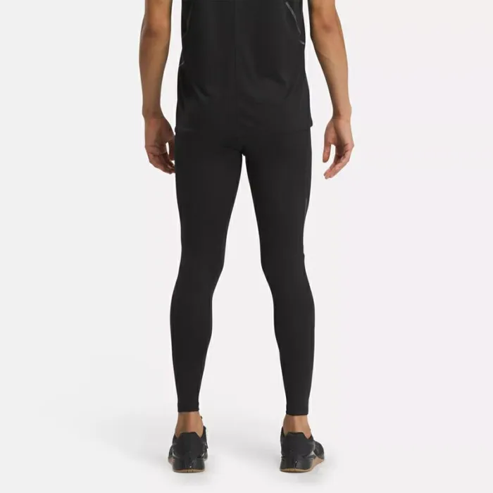 Reebok Speed Leggings Black Men Pants and Sweatpants