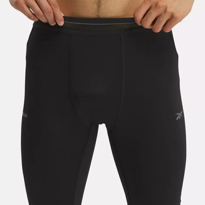 Reebok Speed Leggings Black Men Pants and Sweatpants