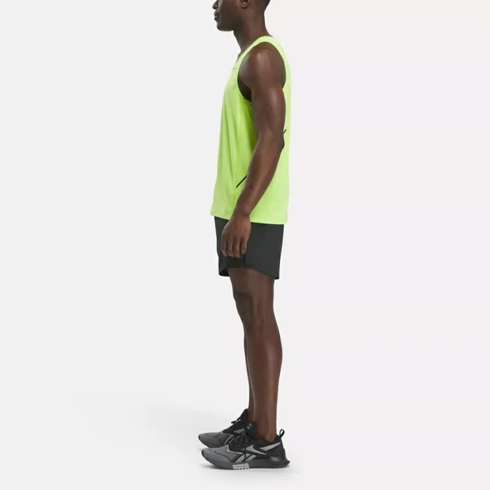 Reebok Speed Tank Top Laserlime Men Tops and TShirts