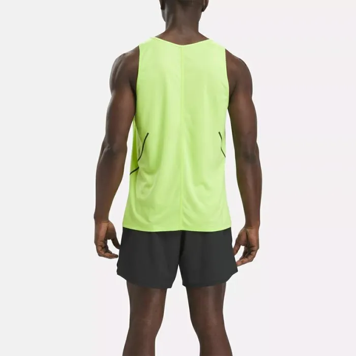Reebok Speed Tank Top Laserlime Men Tops and TShirts
