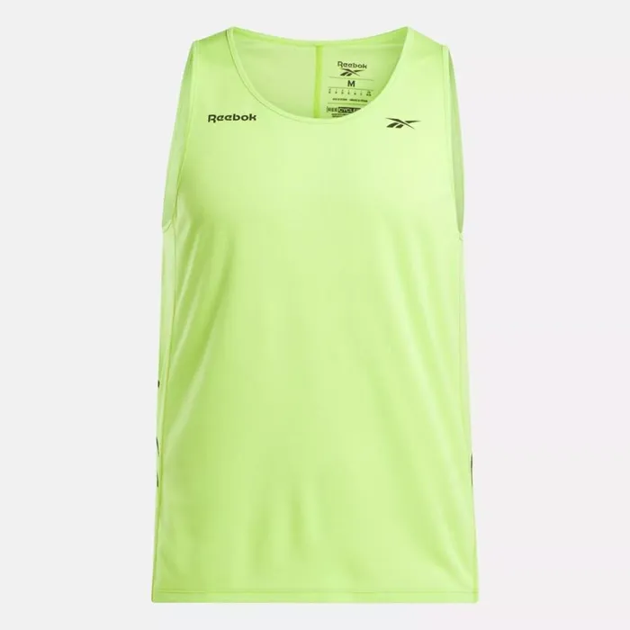 Reebok Speed Tank Top Laserlime Men Tops and TShirts