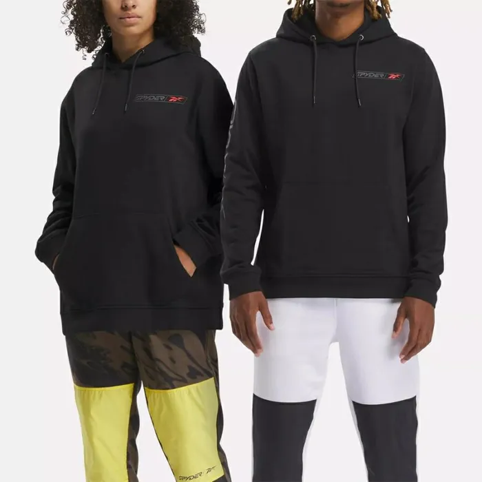Reebok Spyder X Reebok Collab Hoodie Black WomenMen Hoodies and Sweatshirts
