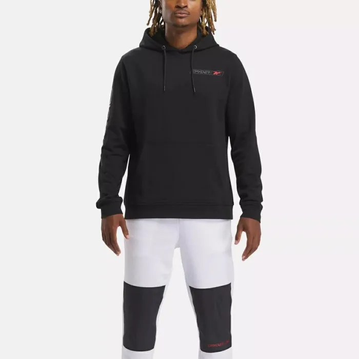 Reebok Spyder X Reebok Collab Hoodie Black WomenMen Hoodies and Sweatshirts