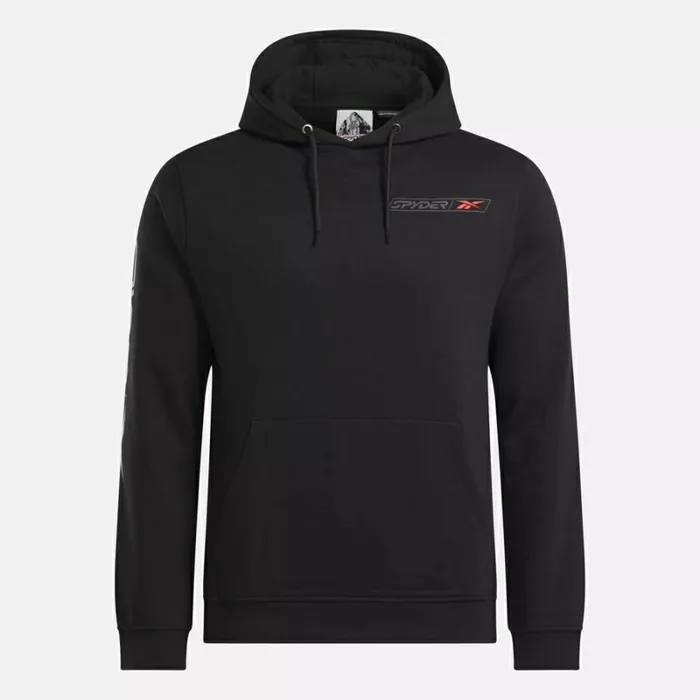 Reebok Spyder X Reebok Collab Hoodie Black WomenMen Hoodies and Sweatshirts
