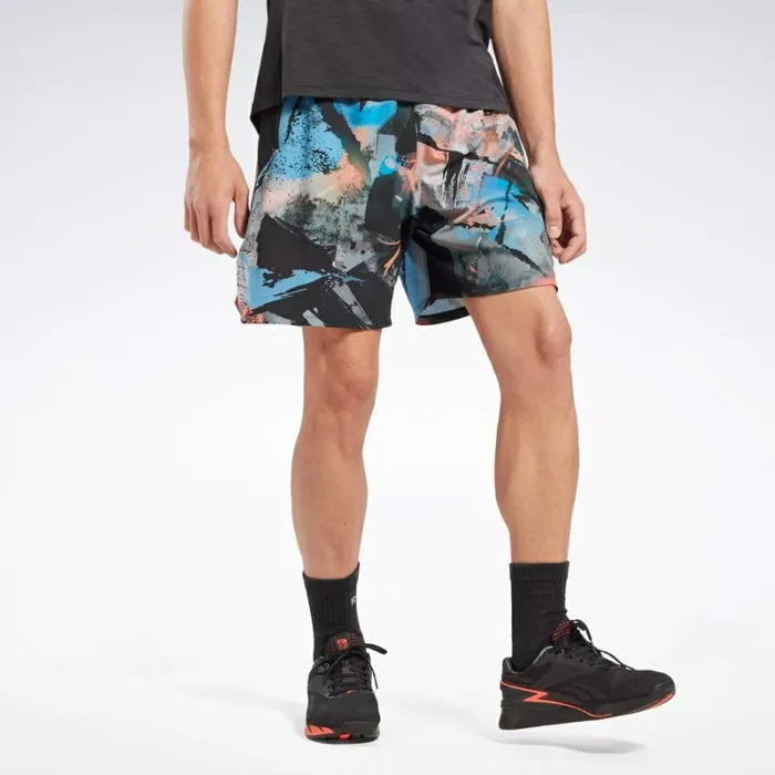 Reebok Strength 30 Shorts Blackvectorblue Men Shorts