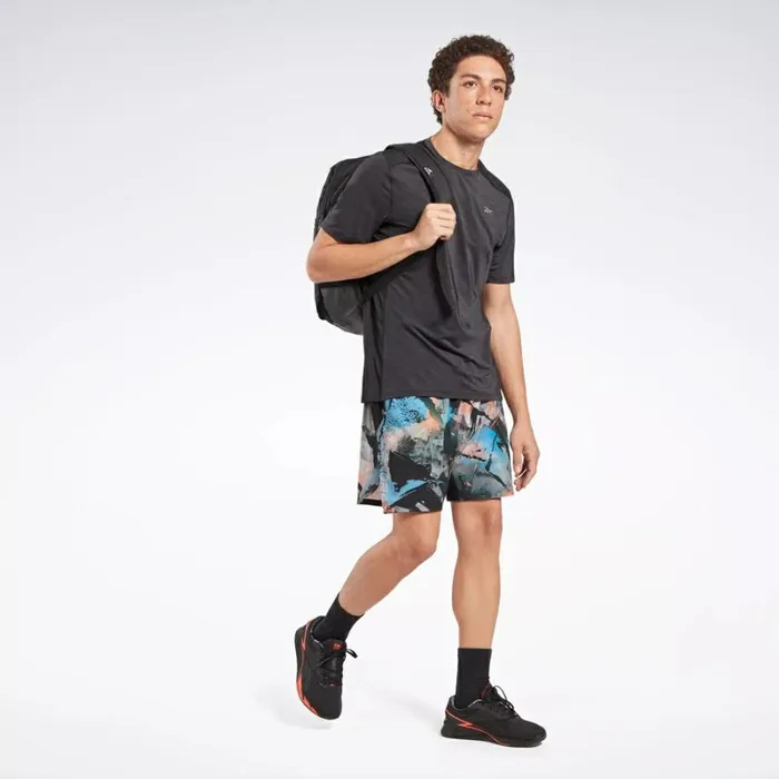 Reebok Strength 30 Shorts Blackvectorblue Men Shorts