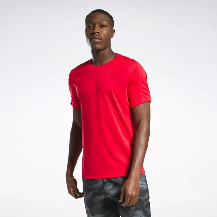 Reebok Training Tech TShirt Vectorred Men Tops and TShirts