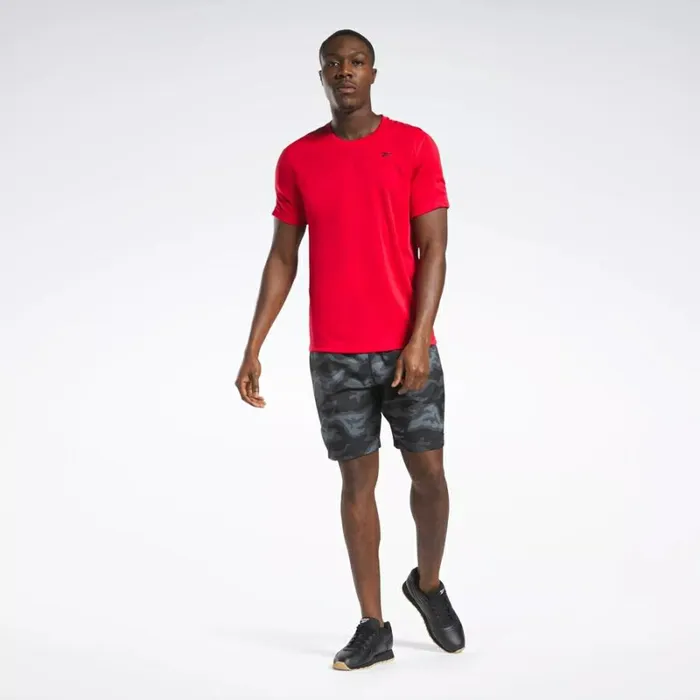 Reebok Training Tech TShirt Vectorred Men Tops and TShirts