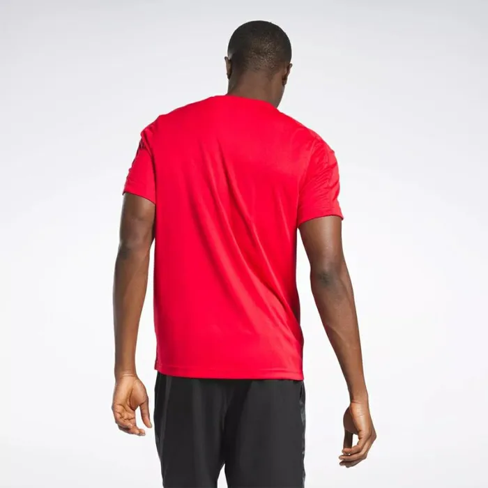 Reebok Training Tech TShirt Vectorred Men Tops and TShirts