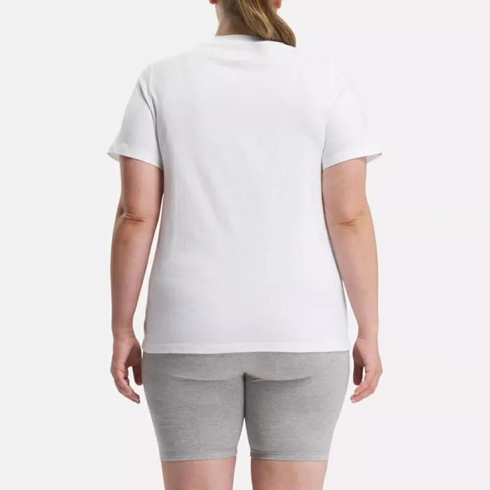 Reebok Vector Graphic TShirt Plus Size White Women Tops and TShirts