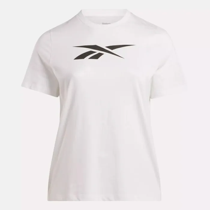 Reebok Vector Graphic TShirt Plus Size White Women Tops and TShirts