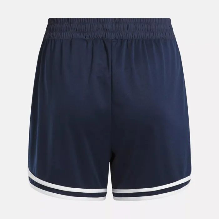 Reebok Workout Ready HighRise Shorts Plus Size Vectornavywhite Women Shorts