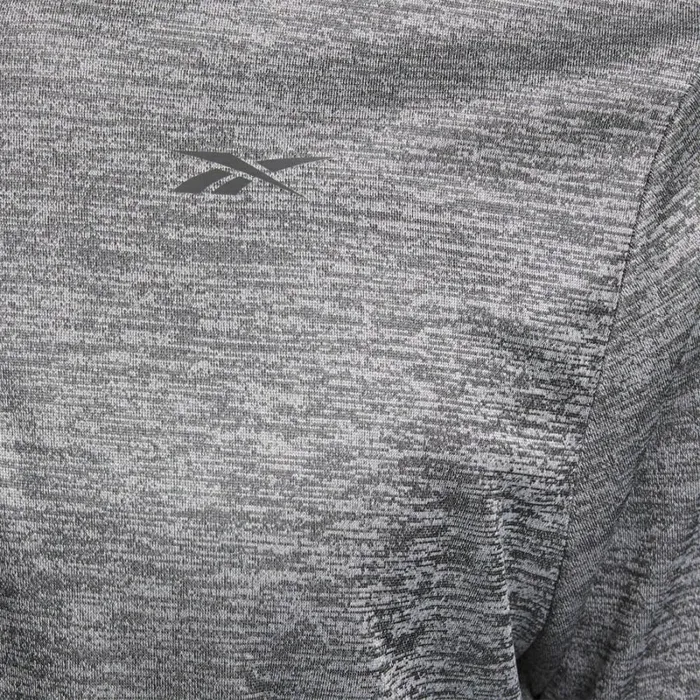 Reebok Workout Ready QuarterZip Top Puregrey3 Men Hoodies and Sweatshirts