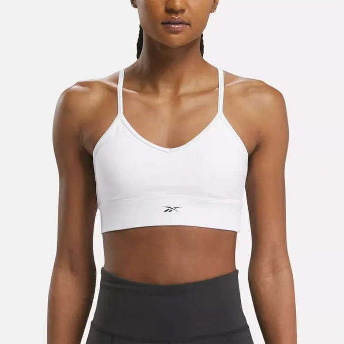 Reebok Workout Ready Sports Bra White Women Sports Bras