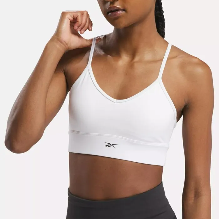 Reebok Workout Ready Sports Bra White Women Sports Bras