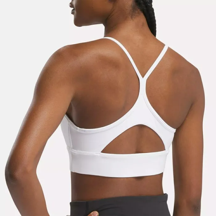 Reebok Workout Ready Sports Bra White Women Sports Bras