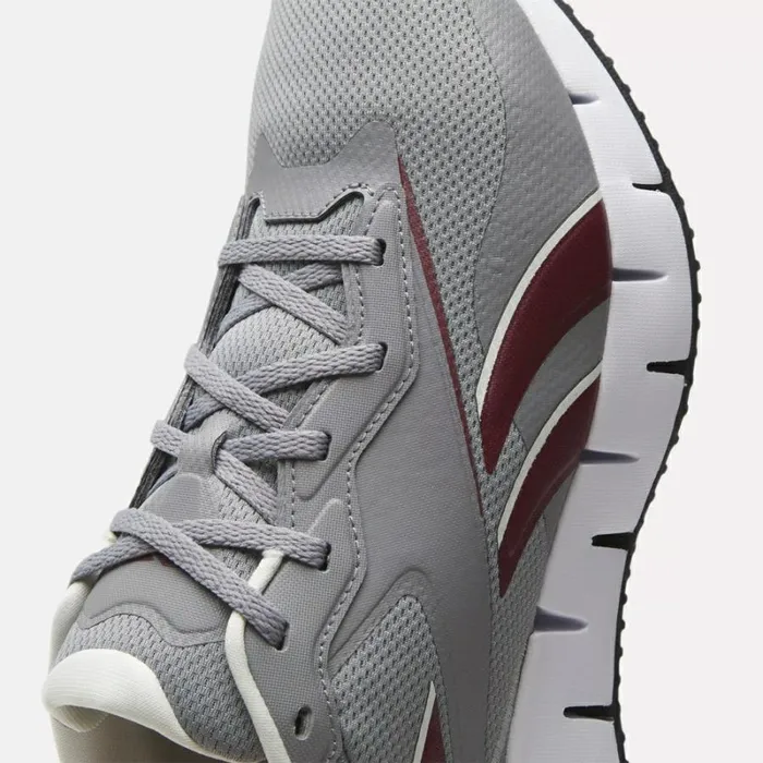 Reebok Zig Dynamica 4 Shoes Puregrey5classicmaroonchalk WomenMen Running