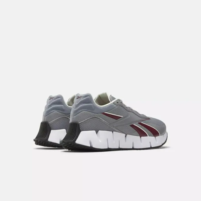 Reebok Zig Dynamica 4 Shoes Puregrey5classicmaroonchalk WomenMen Running
