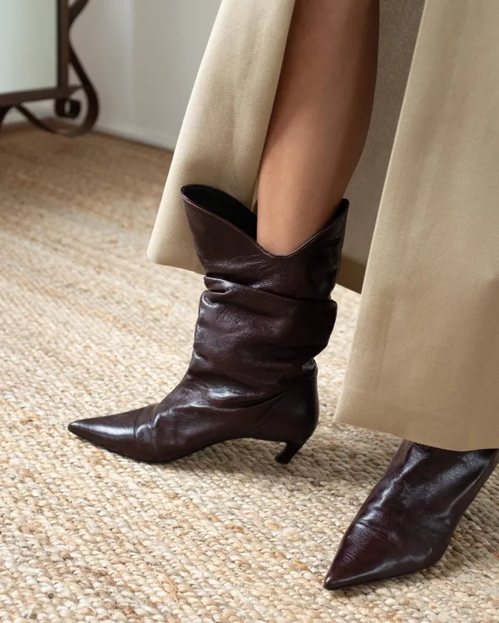 REJINA PYO Boots Slouchy Boot Leather Cappuccino 8211 Shop REJINA PYO Boots Slouchy Boot Leather Cappuccino 8211 Shop