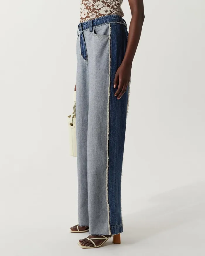 REJINA PYO Denim Cora Trousers Organic Cotton Denim Washed Blue 8211 Shop REJINA PYO Denim Cora Trousers Organic Cotton Denim Washed Blue 8211 Shop