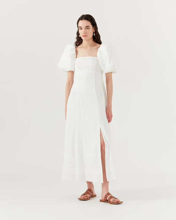 REJINA PYO Dresses Oksana Dress Organic Cotton OffWhite 8211 Shop REJINA PYO Dresses Oksana Dress Organic Cotton OffWhite 8211 Shop