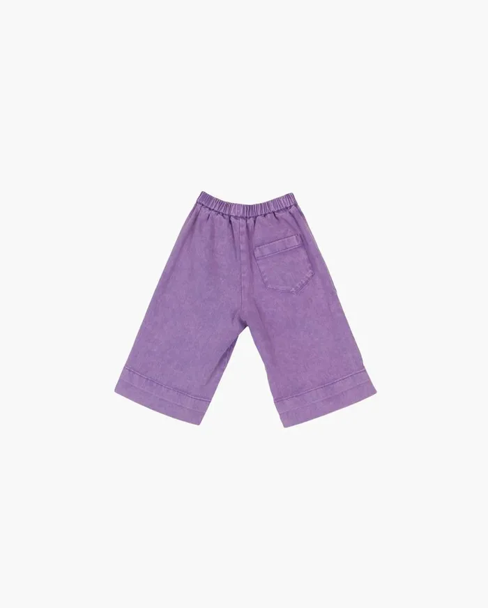 REJINA PYO Kids Bottoms Leo Trousers Organic Cotton Denim Purple 8211 Shop REJINA PYO Kids Bottoms Leo Trousers Organic Cotton Denim Purple 8211 Shop