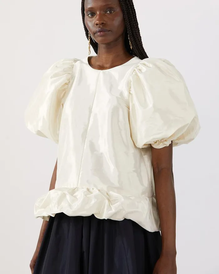 REJINA PYO Shirts and Blouses Alara Blouse Taffeta Cream 8211 Shop REJINA PYO Shirts and Blouses Alara Blouse Taffeta Cream 8211 Shop