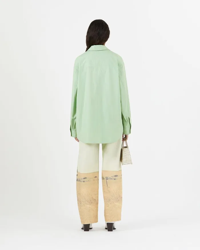 REJINA PYO Shirts and Blouses Caprice Shirt Organic Cotton Mint 8211 Shop REJINA PYO Shirts and Blouses Caprice Shirt Organic Cotton Mint 8211 Shop