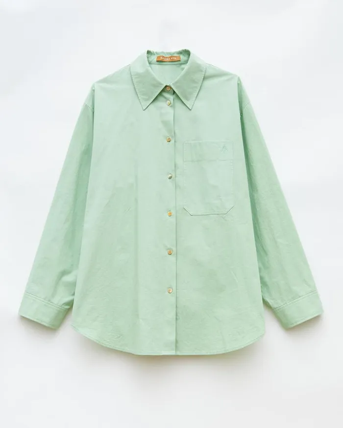 REJINA PYO Shirts and Blouses Caprice Shirt Organic Cotton Mint 8211 Shop REJINA PYO Shirts and Blouses Caprice Shirt Organic Cotton Mint 8211 Shop