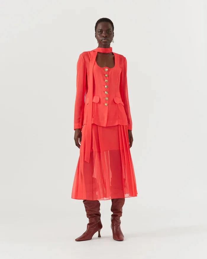 REJINA PYO Shirts and Blouses Kekoa Top Chiffon Hot Pink 8211 Shop REJINA PYO Shirts and Blouses Kekoa Top Chiffon Hot Pink 8211 Shop
